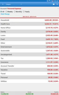 Expense Manager android App screenshot 11