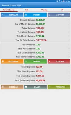 Expense Manager android App screenshot 14