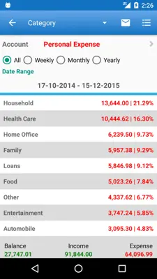 Expense Manager android App screenshot 19