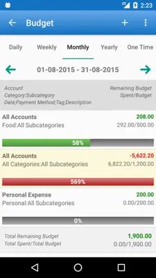 Expense Manager android App screenshot 20