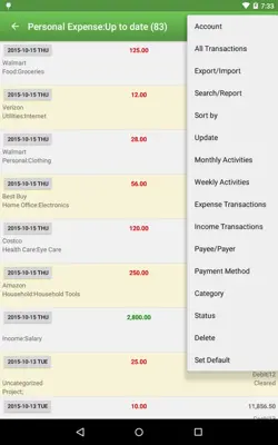 Expense Manager android App screenshot 2