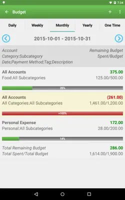 Expense Manager android App screenshot 4